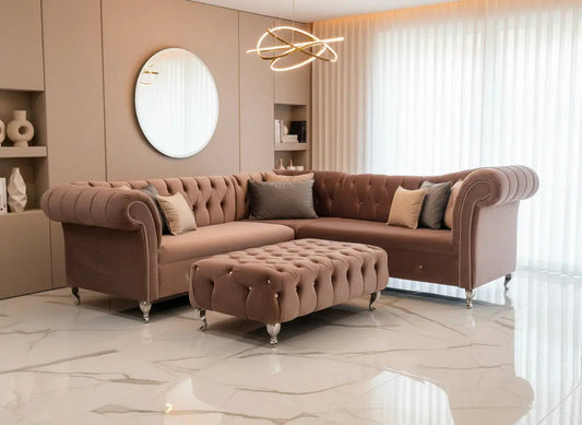 Raphael French Velvet Sofa Range – Timeless Elegance