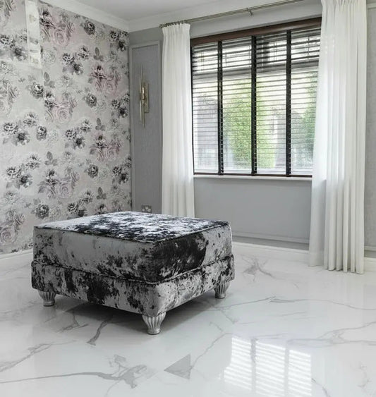 Square Lustro Sofa Footstool