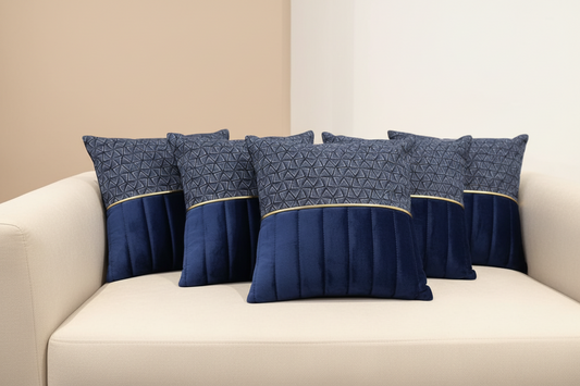 Bulga Navy Blue Cushion Livara Interiors