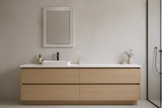 Aurelia Bevelled Frame Wall Mirror – Elegant Modern Design (Multiple Sizes)
