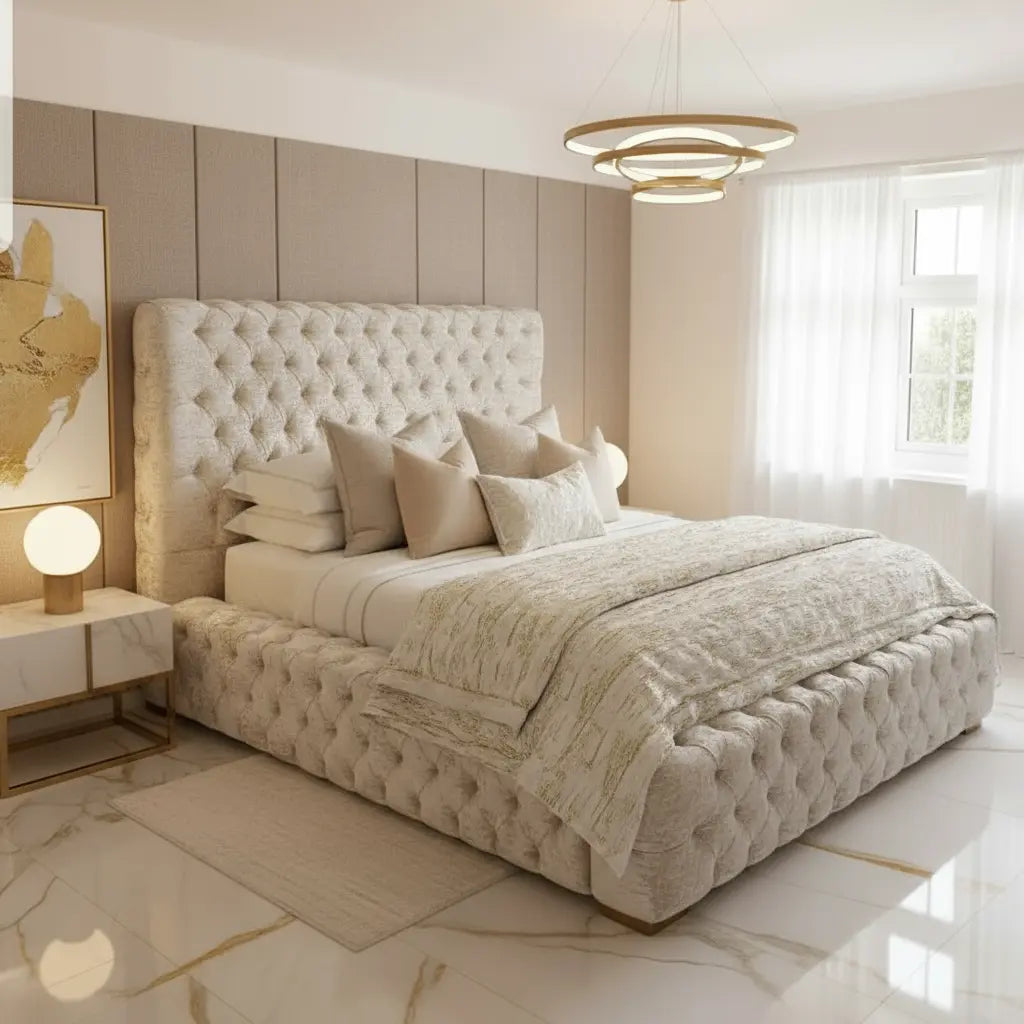 Park Lane Crushed Velvet Bed Frame