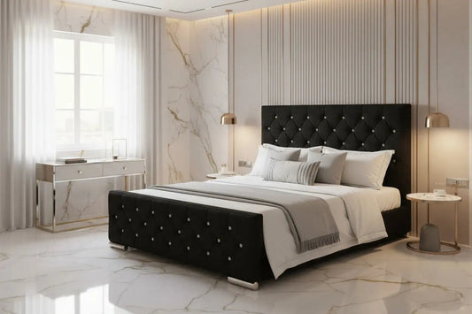 Emerald Crushed Velvet Bed Frame