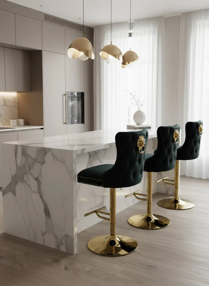 Victoria Barstool Lion Knocker