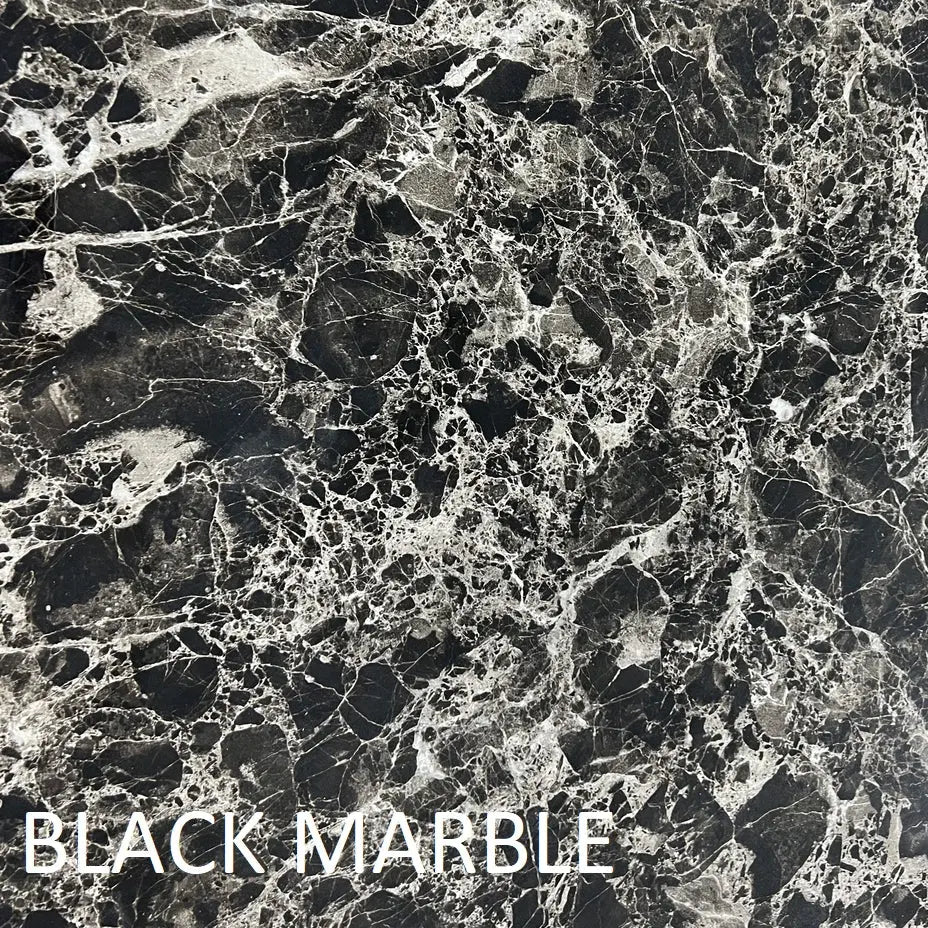 Chelsea 1.3m Round Marble Dining Table – Mixed Brown, Grey, Black, White, or Cream