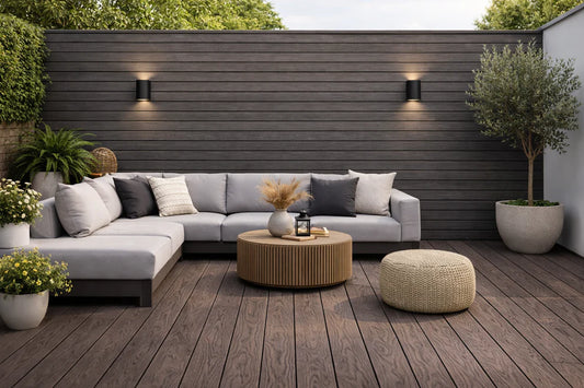 Decking 85B Grey Composite Outdoor Decking Boards – 290cm (Pack of 4) AWS