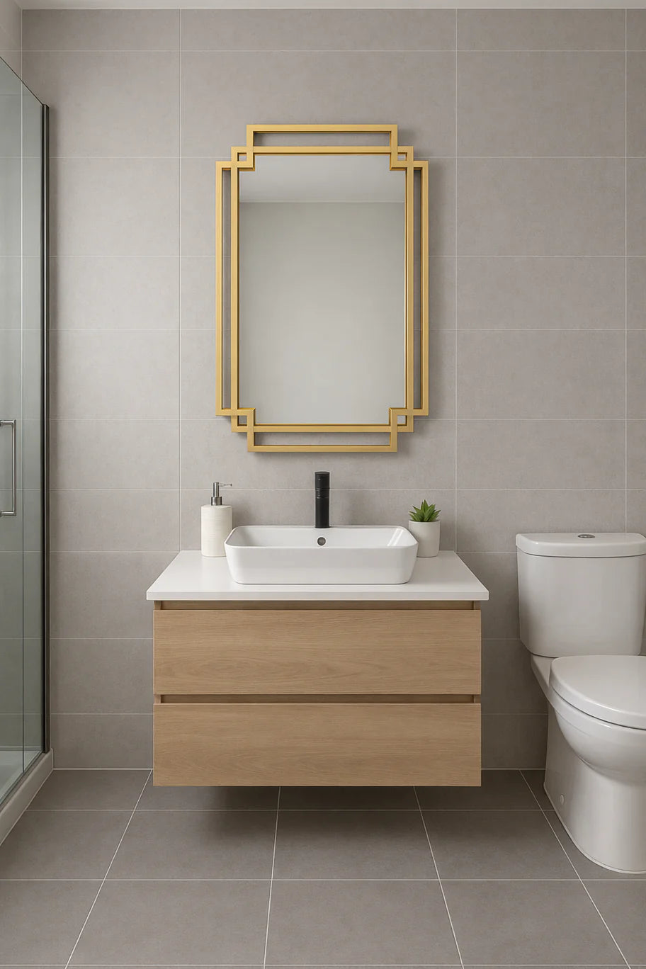 The Gatsby Gold Mirror
