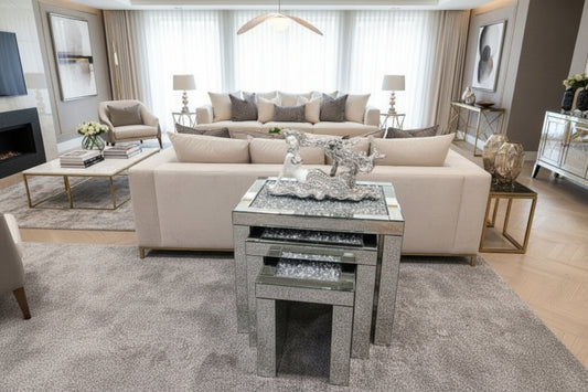 Crushed Diamond Nest of Tables