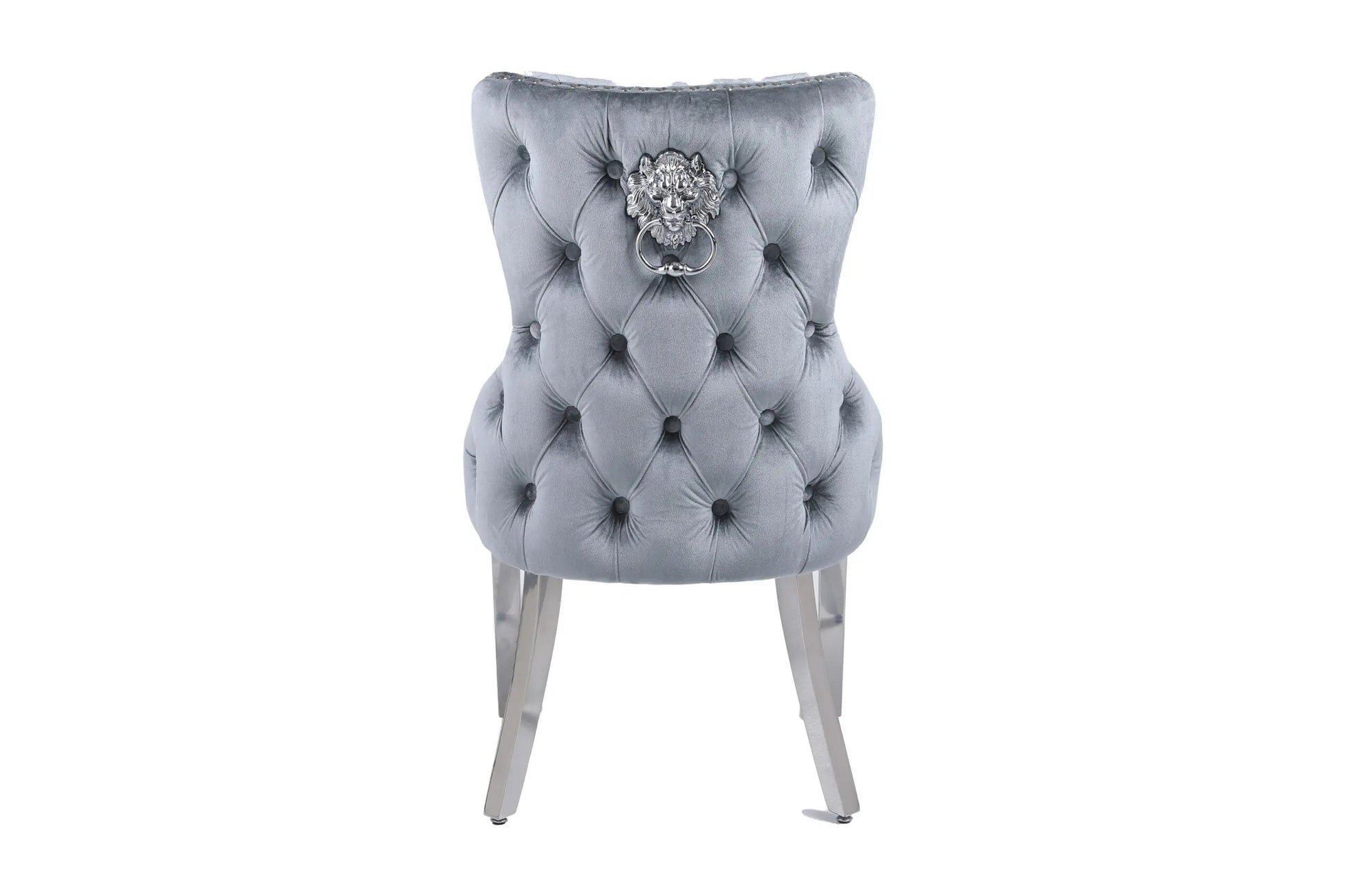Victoria Gold Detailing Lion Knocker back Dining Chair - Set Of 2
