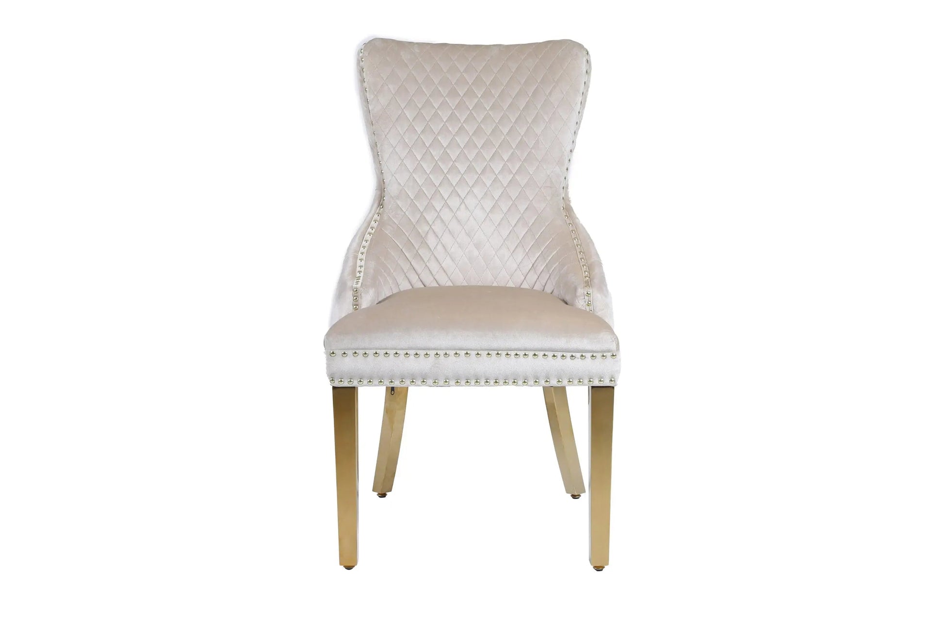 Victoria Gold Detailing Lion Knocker back Dining Chair - Set Of 2