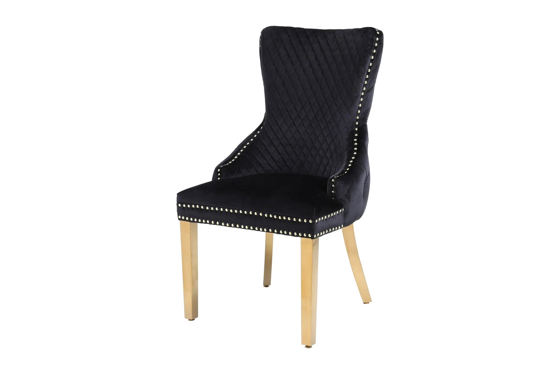 Victoria Gold Detailing Lion Knocker back Dining Chair - Set Of 2