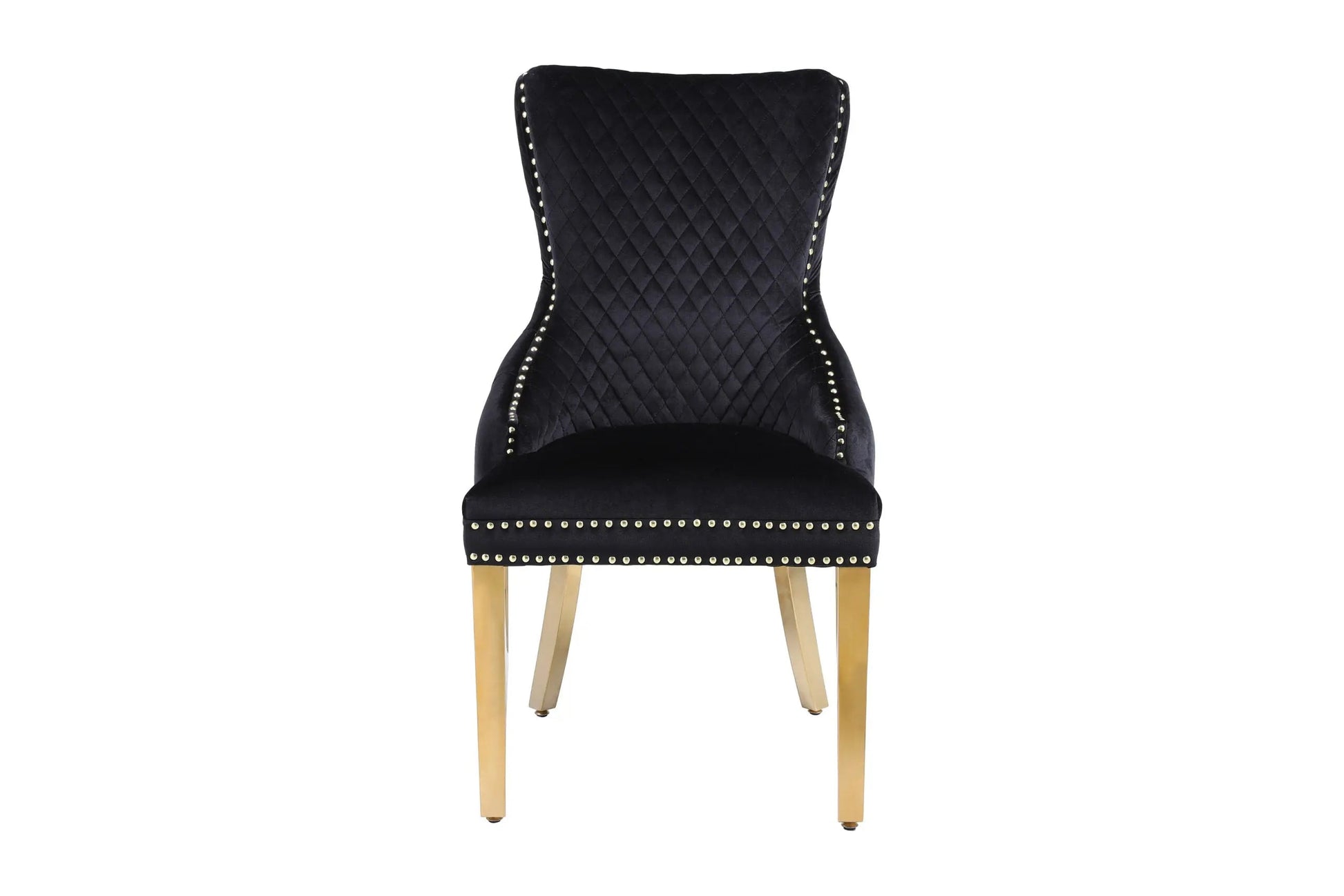 Victoria Gold Detailing Lion Knocker back Dining Chair - Set Of 2