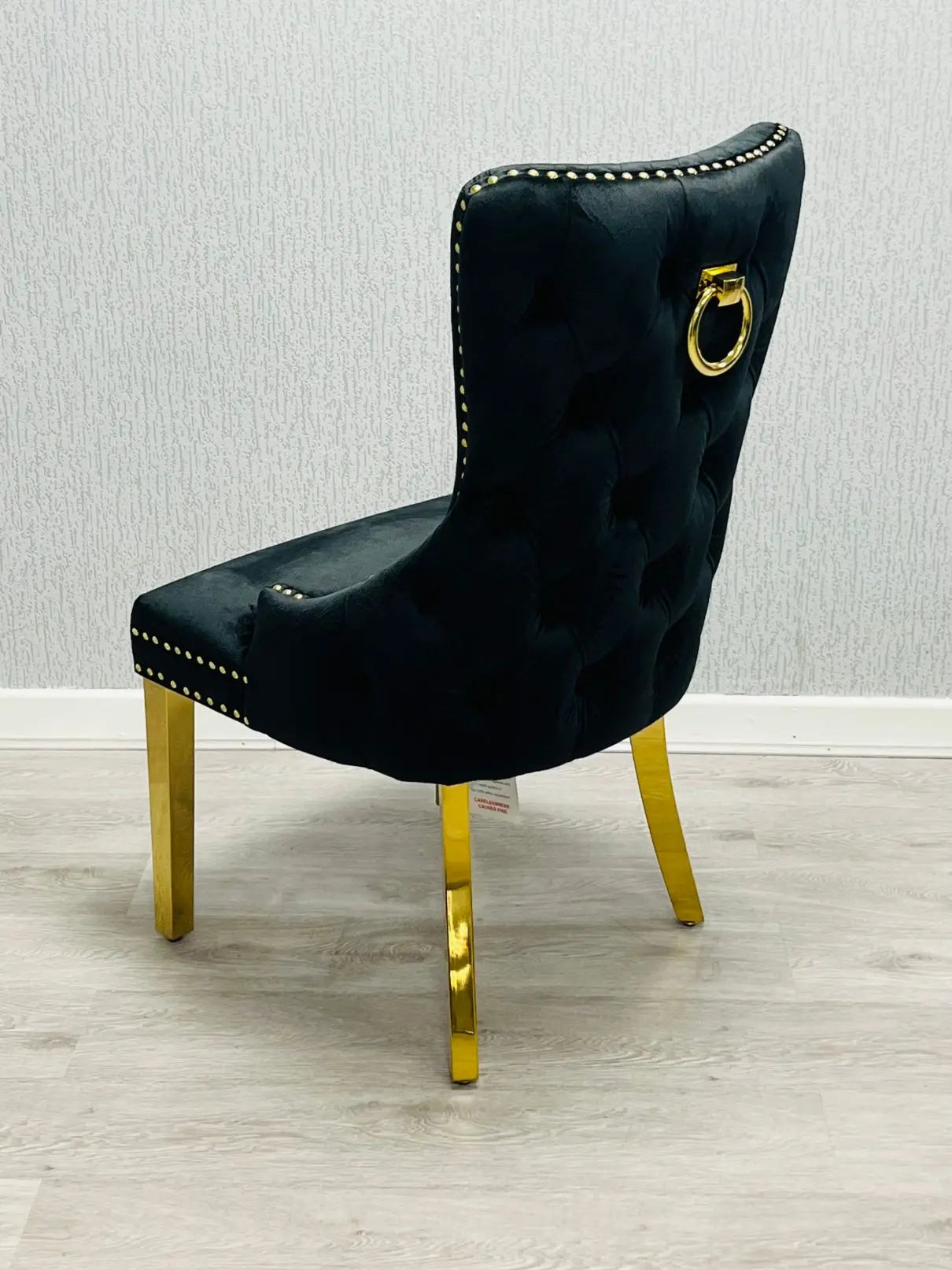 Victoria Gold Detailing Circle Knocker Back Dining Chair - Set Of 2