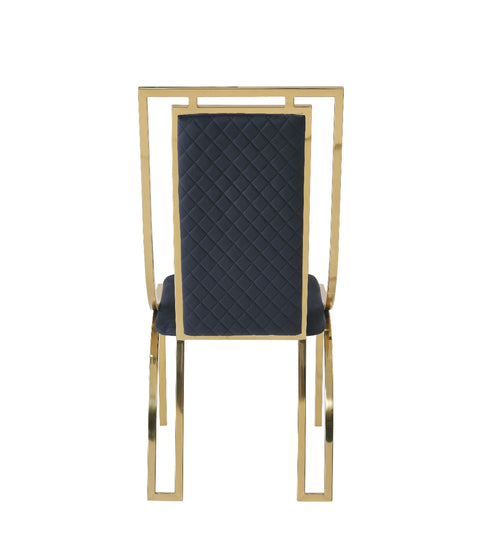 Set Of 2 Windsor Gold Plated Dining Chair - Available In 2 Colours