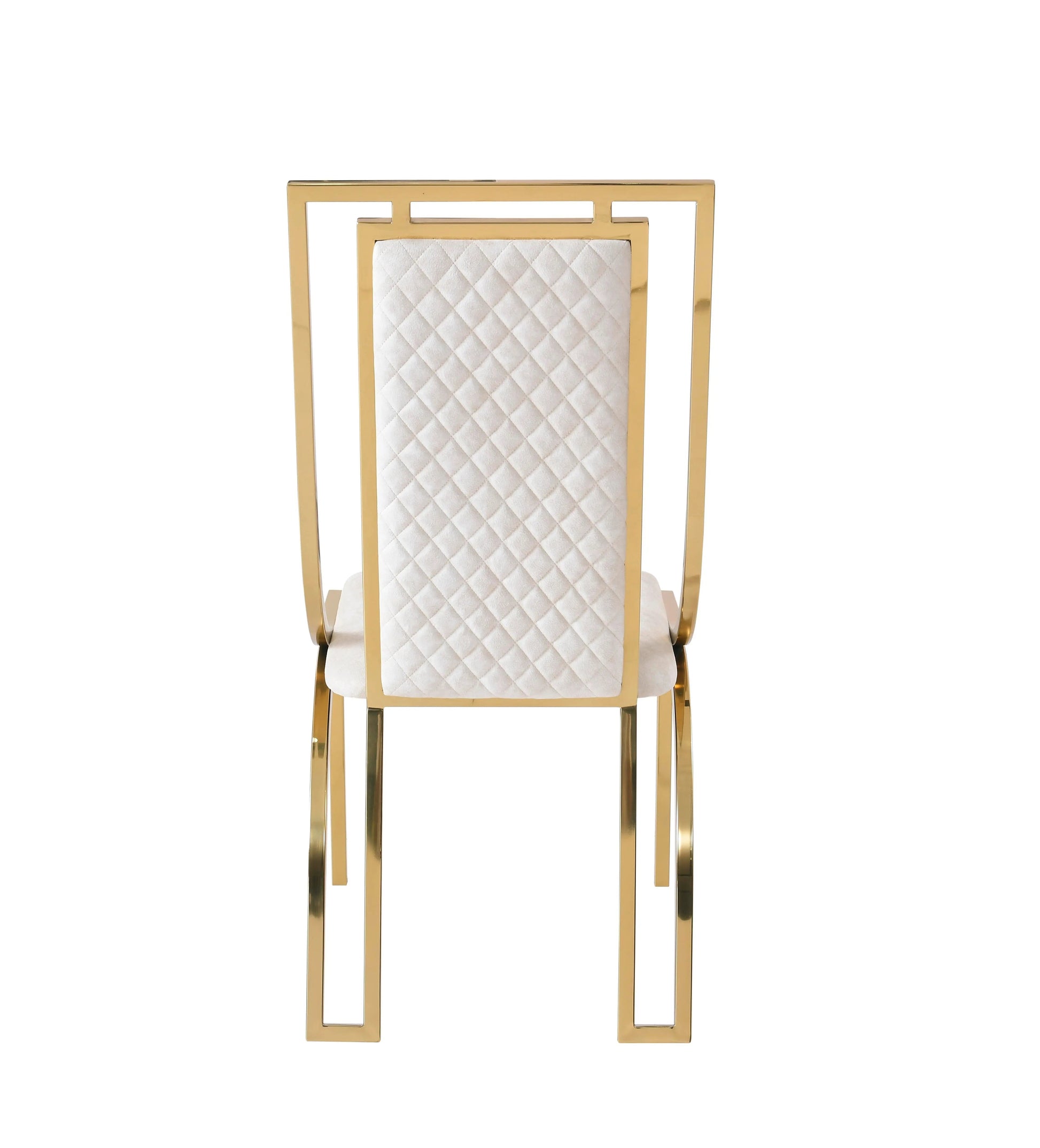 Set Of 2 Windsor Gold Plated Dining Chair - Available In 2 Colours