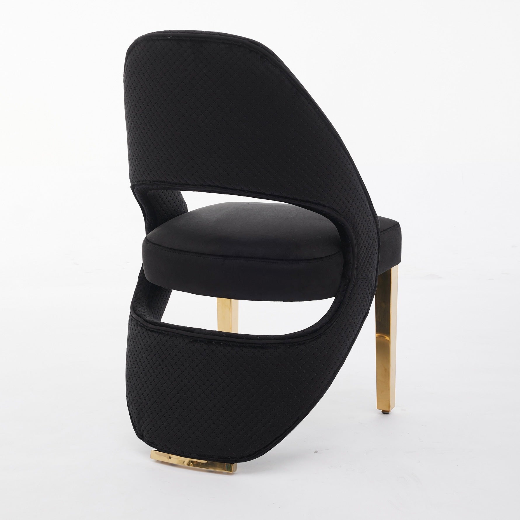 Set of 2 Santorini Gold Leg Dining Chair / Available In 2 Colours