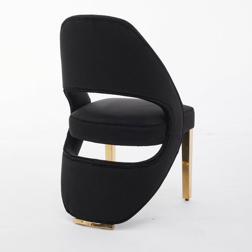 Set of 2 Santorini Gold Leg Dining Chair / Available In 2 Colours