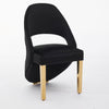 Set of 2 Santorini Gold Leg Dining Chair / Available In 2 Colours