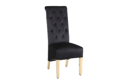 Set Of 2 Sofia Square Knocker Velvet Dining Chair – Modern Stylish Seating