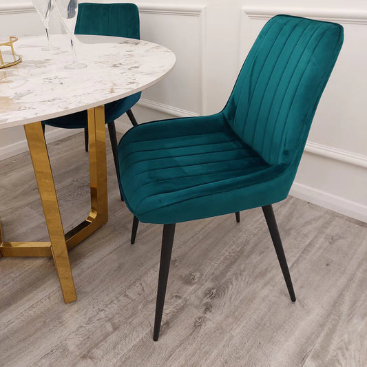4 x Dido Dining Chairs in Teal