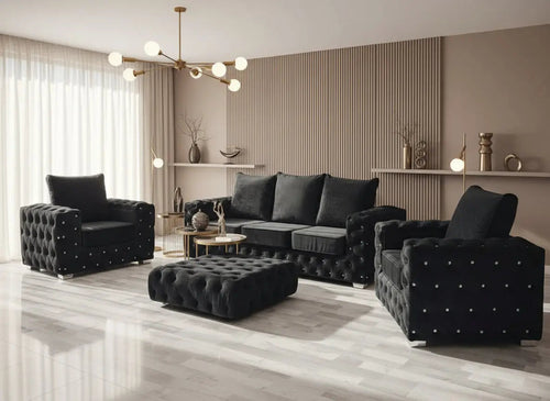 Ashton Premium French Velvet Sofa Range – Bespoke Luxury