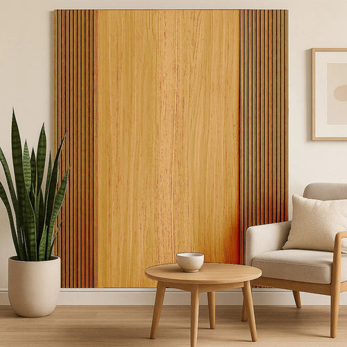 WPC Wall Panels - Wood Effect Wave Wall Panels - 235cm x 16cm (10 pack)