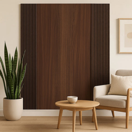 WPC Wall Panels - Wood Effect Wave Wall Panels - 235cm x 16cm (10 pack)