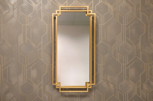 The Gatsby Gold Mirror