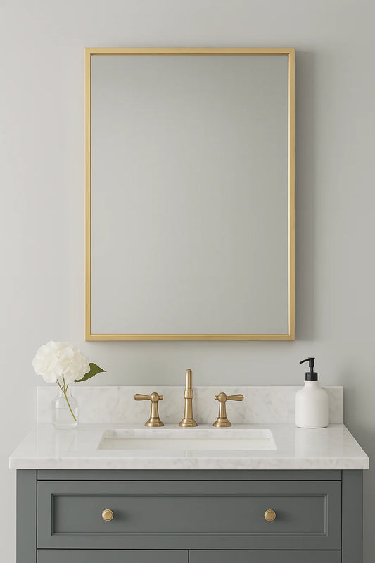 Aurelia Gold Frame Mirror
