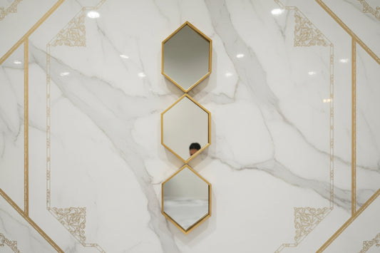 Honeycomb Trio Mirror