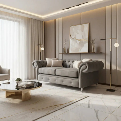 Chelsea Premium French Velvet Sofa Range – Bespoke Luxury