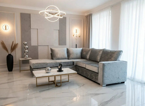 Charles Crushed Velvet Sofa Range – Bespoke Luxury
