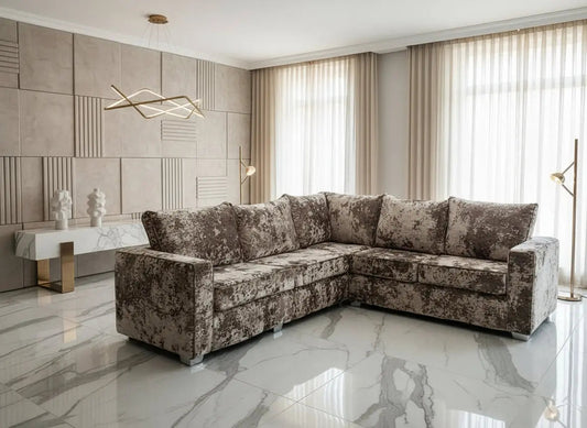 Charles Crushed Velvet Sofa Range – Bespoke Luxury