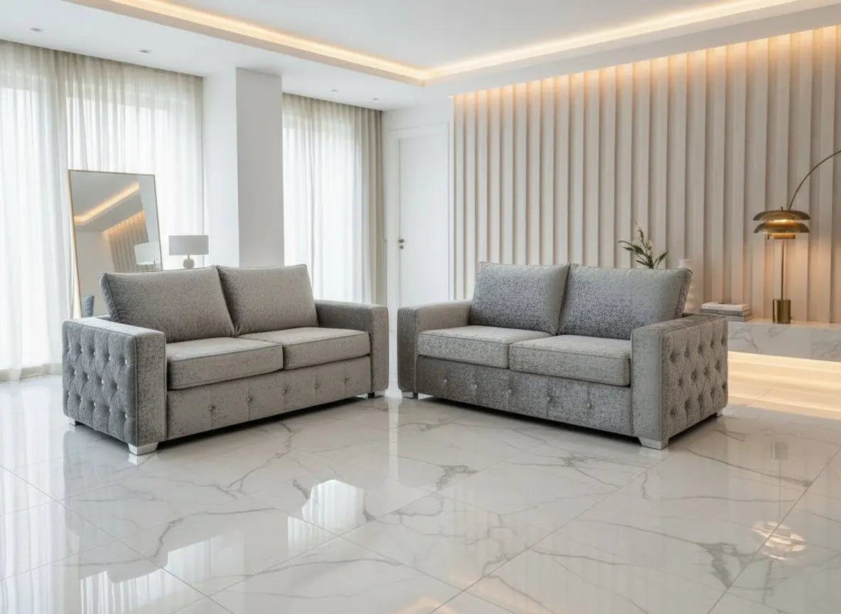 Charles Crushed Velvet Sofa Range – Bespoke Luxury