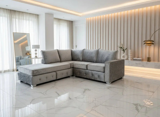 Charles Crushed Velvet Sofa Range – Bespoke Luxury