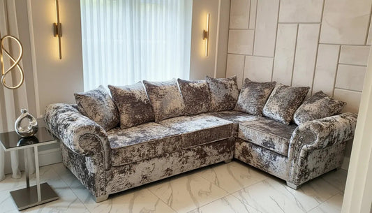 Balmein Exclusive Crushed Velvet Sofa Range
