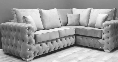 Ashton Premium French Velvet Sofa Range – Bespoke Luxury