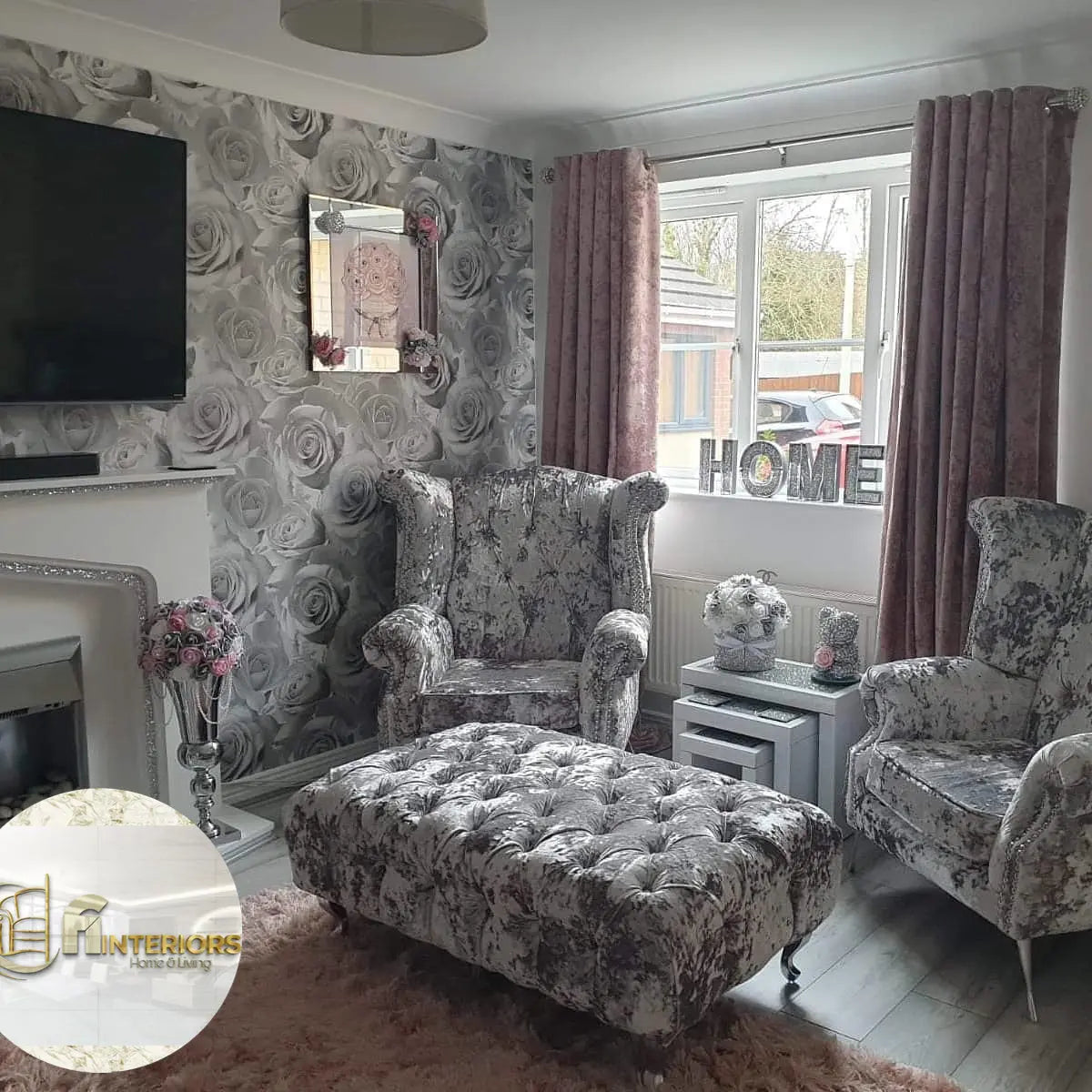 Balmein Exclusive Crushed Velvet Sofa Range