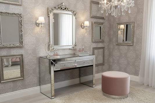 Roma Crushed Diamond Dressing Table