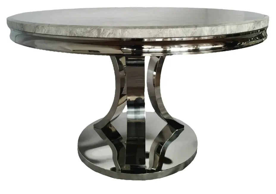 London Round Marble Dining Table – 130cm Diameter