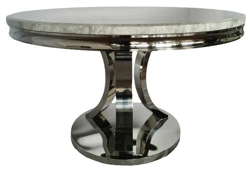 London Round Marble Dining Table – 130cm Diameter