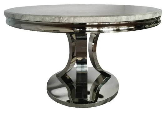 London Round Marble Dining Table – 130cm Diameter