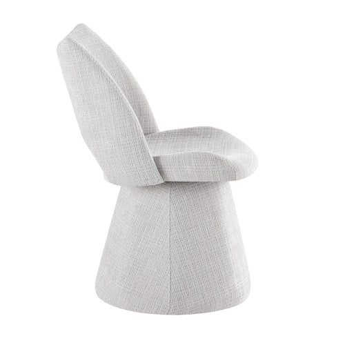 Maryland Grey 360° Swivel Dining Chair – Modern Comfortable Seating