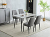 Oxford 1.2m Ceramic Dining Table + 4 Chairs – Modern Luxury Dining Set