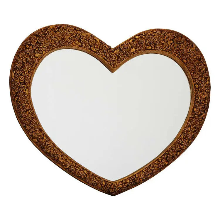 PMR Heart Mirror Gold