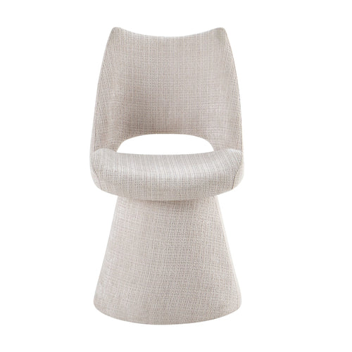 Maryland Beige 360° Swivel Dining Chair – Modern Comfortable Seating