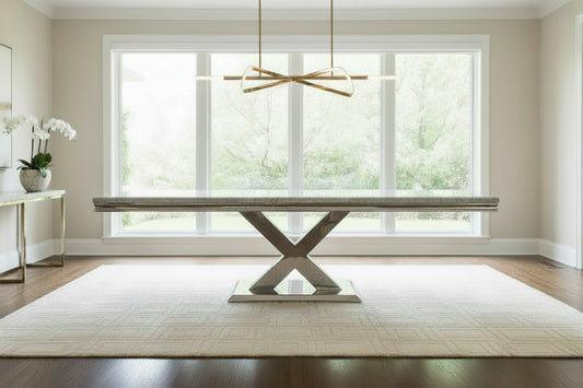 Paris Ractangle Marble 1.5m Dining Table