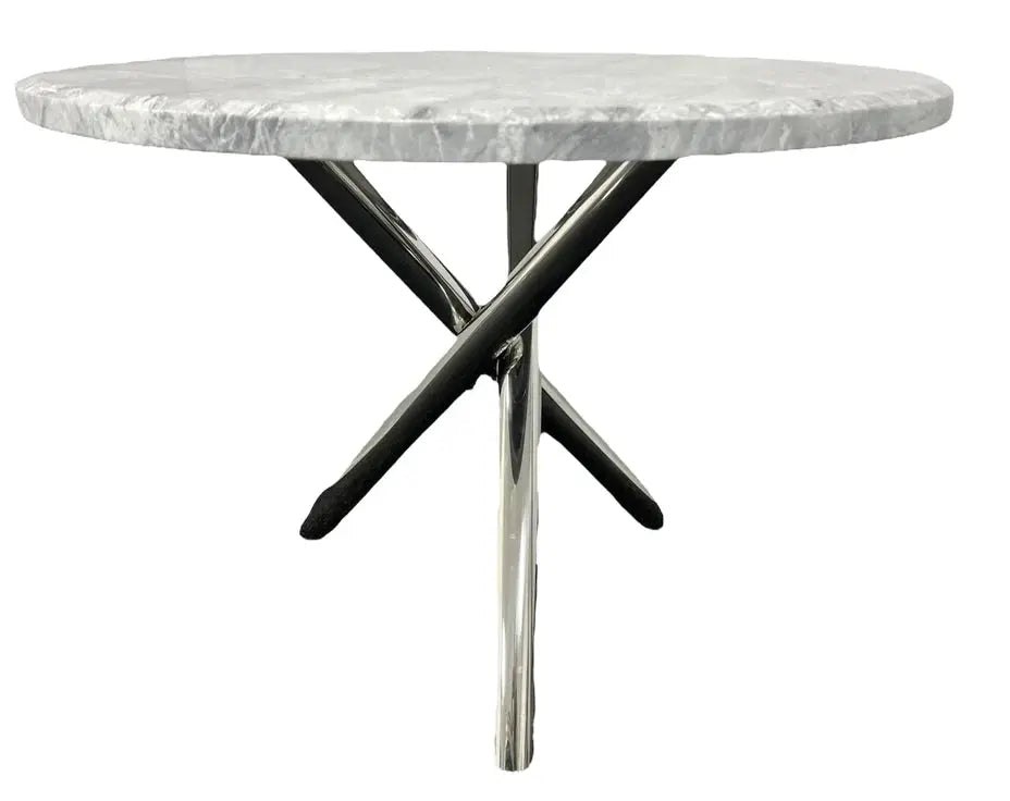 Paris 1m Round Dining Table – Marble Top