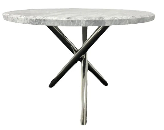 Paris 1m Round Dining Table – Marble Top