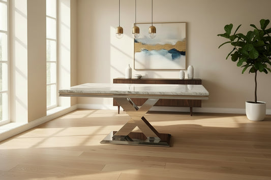 Paris Ractangle Marble 1.5m Dining Table