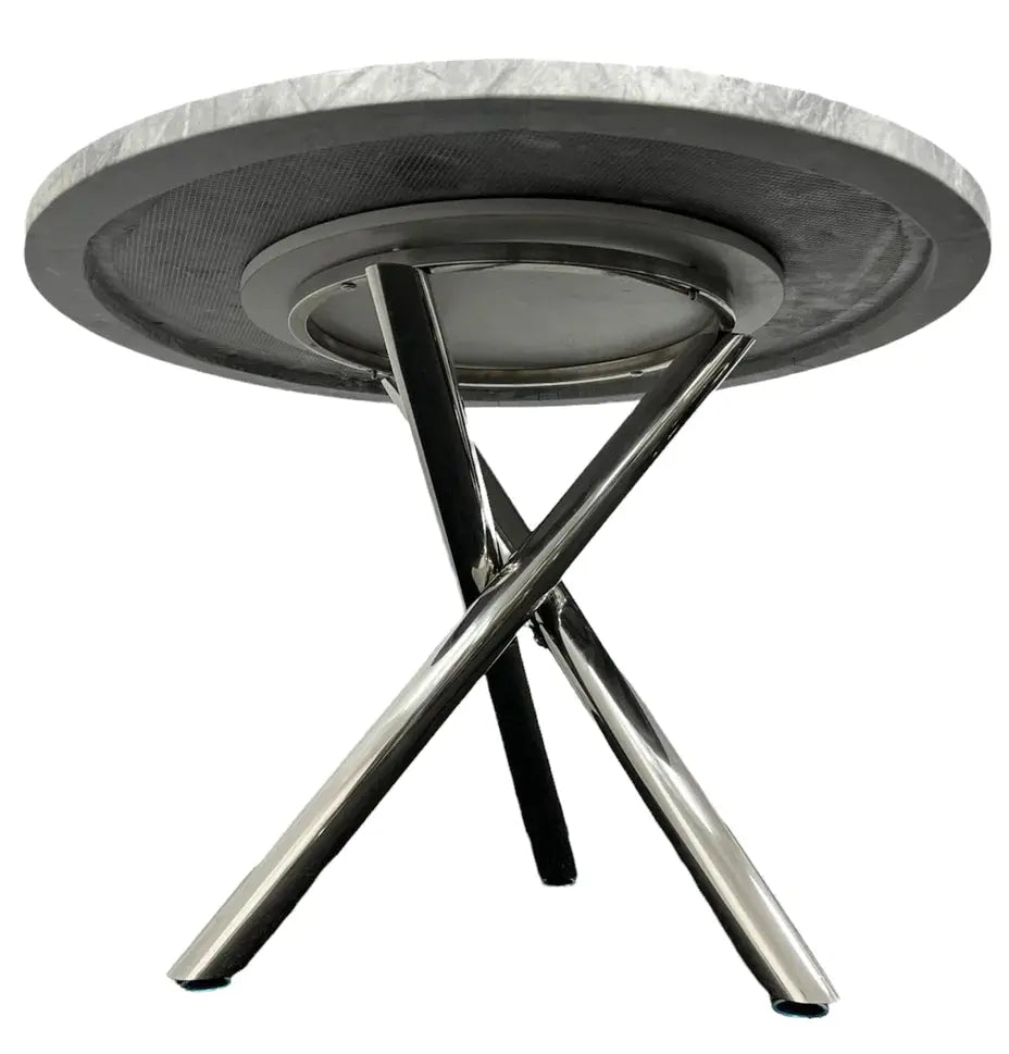 Paris 1m Round Dining Table – Marble Top